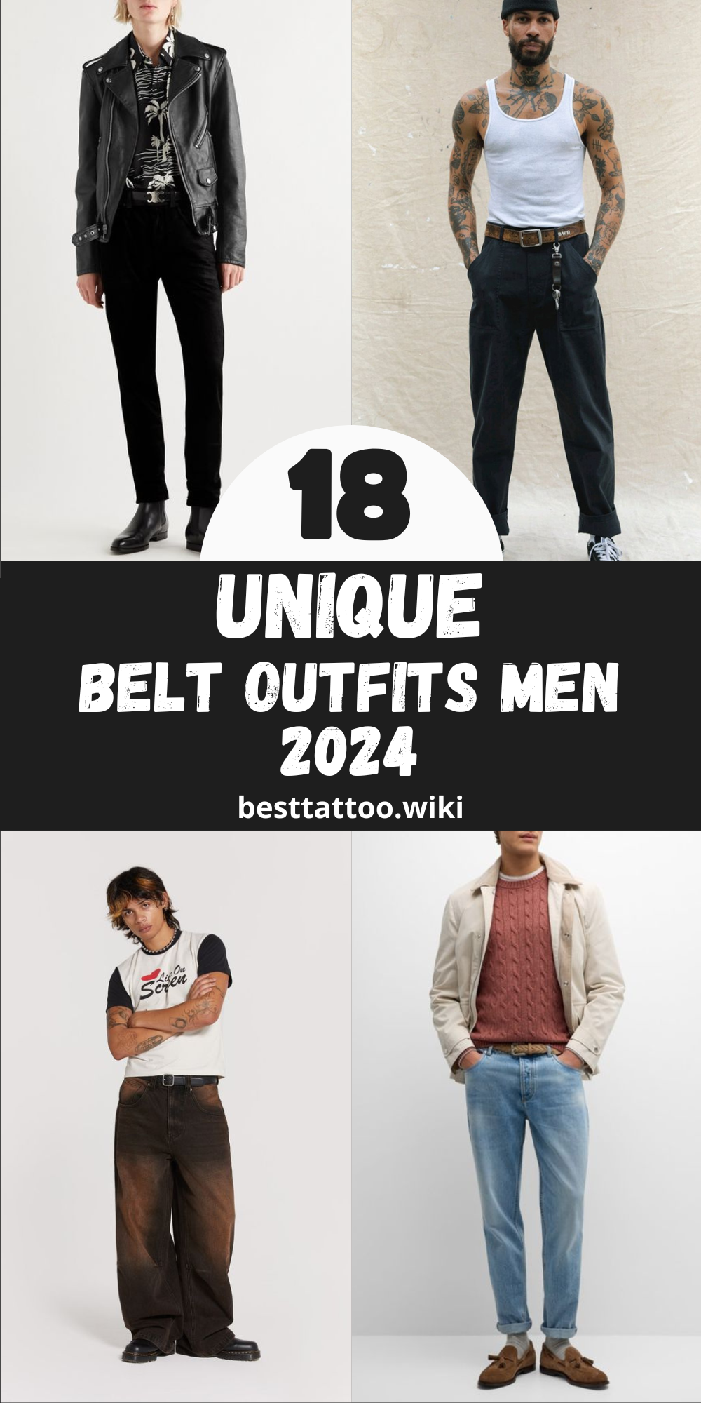 18 Stylish Belt Outfits for Men in 2025: Trendy Ideas from Casual to Sophisticated Styles