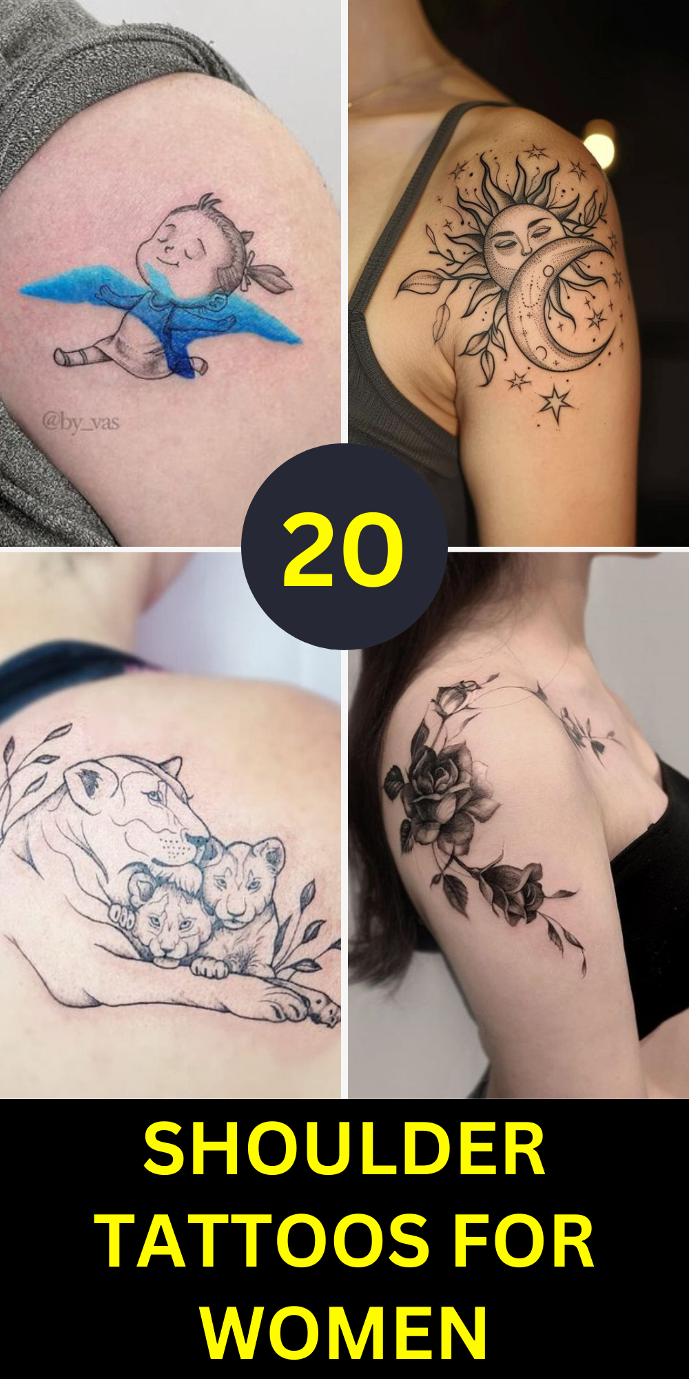 Explore 20 Beautiful Shoulder Tattoo Ideas for Women: Delicate, Unique Designs