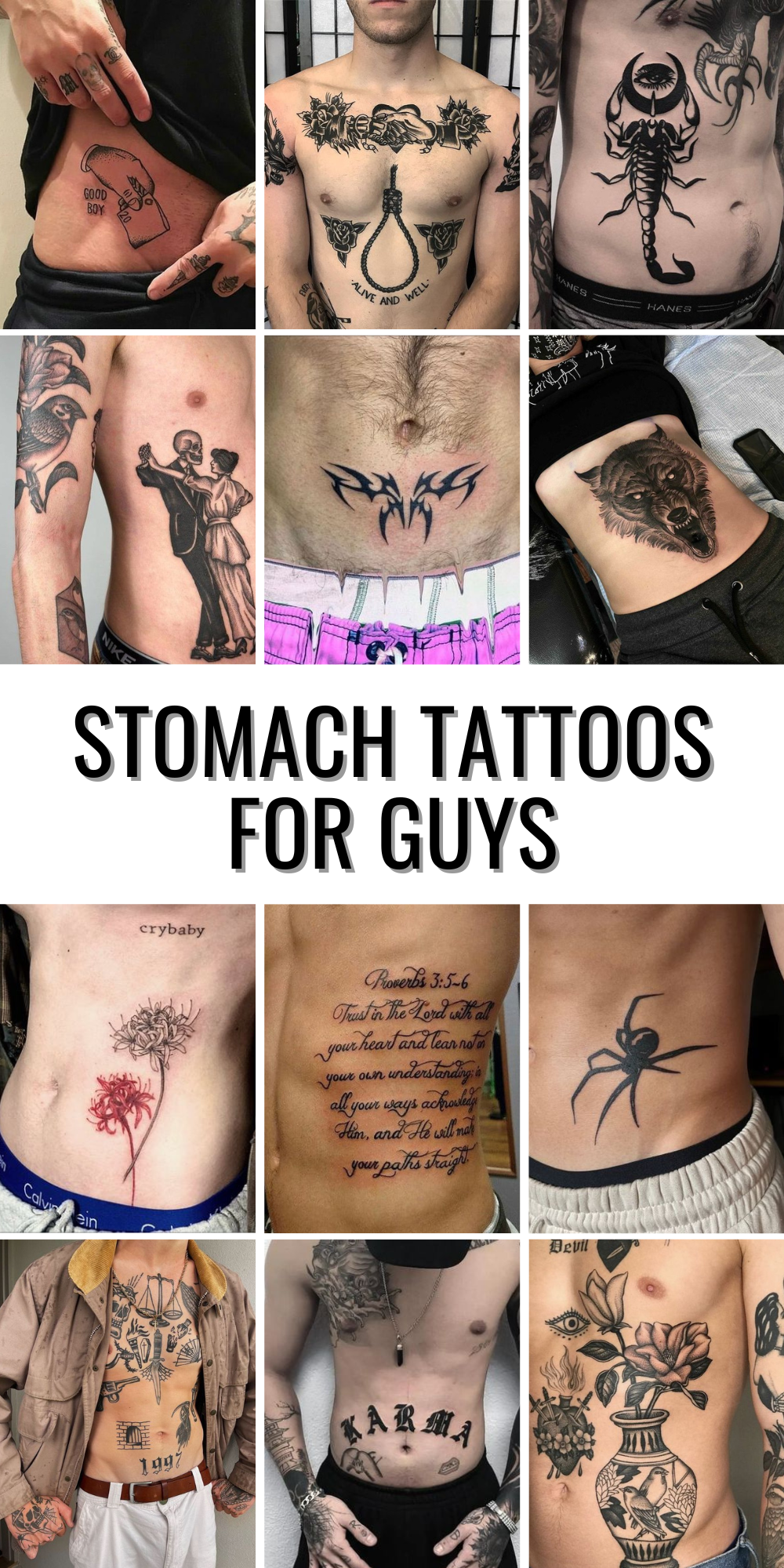 18 Unique Stomach Tattoo Ideas for Men: Inspiring Designs from Tribal Symbols