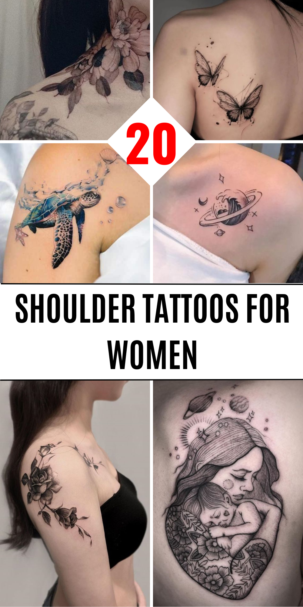 Explore 20 Beautiful Shoulder Tattoo Ideas for Women: Delicate, Unique Designs