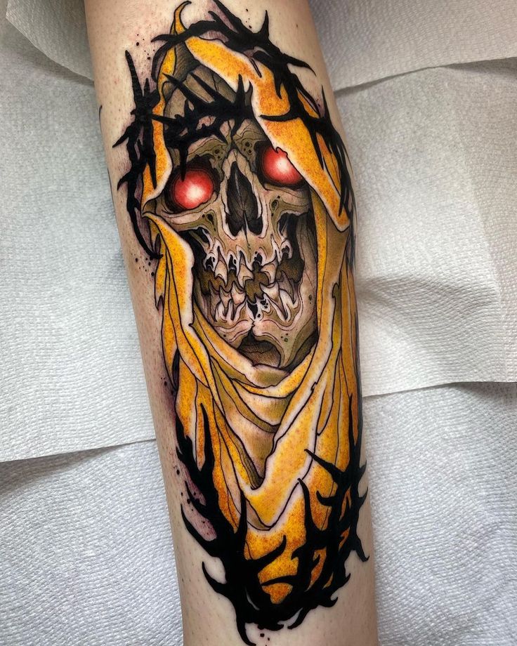 Discover 20 Grim Reaper Tattoo Ideas for Men &#038; Women: Realistic, Traditional, Cute, and Neo-Traditional Designs