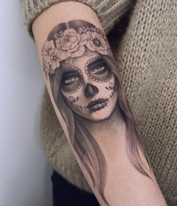 19 Ideas for Santa Muerte Tattoos: A Deep Dive into Symbolism and Style