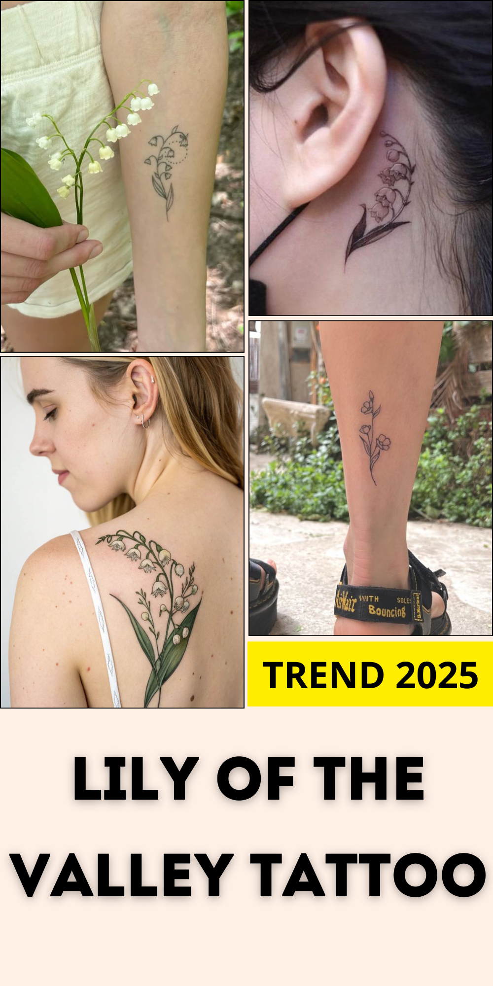 26 Stunning Lily of the Valley Tattoo Ideas 2025