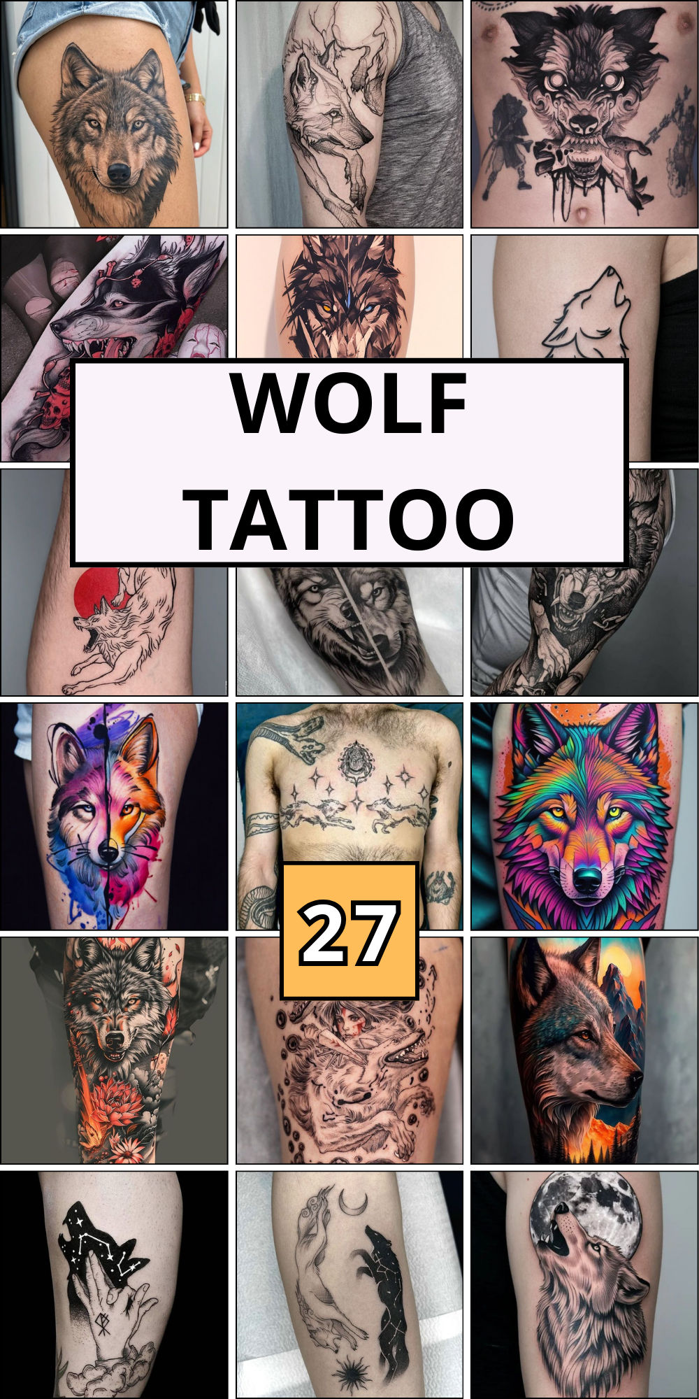 27 Wolf Tattoo Ideas for 2025: Bold, Artistic, and Meaningful Designs