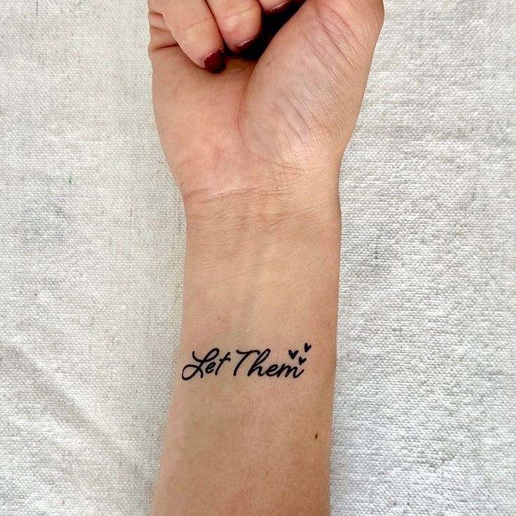 23 Ideas Let Them Tattoo for 2025: Meaningful and Stylish Ink Inspirations