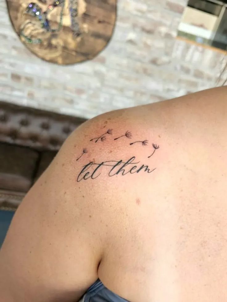 23 Ideas Let Them Tattoo for 2025: Meaningful and Stylish Ink Inspirations