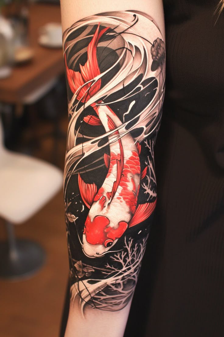 Explore 28 Unique Koi Fish Tattoo Ideas for 2025: Minimalist, Japanese Style, Yin Yang, Fine Line