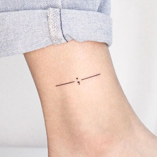 30 Stunning Semicolon Tattoo Ideas for 2025: Minimalist, Butterfly, Floral, Heart &#038; More