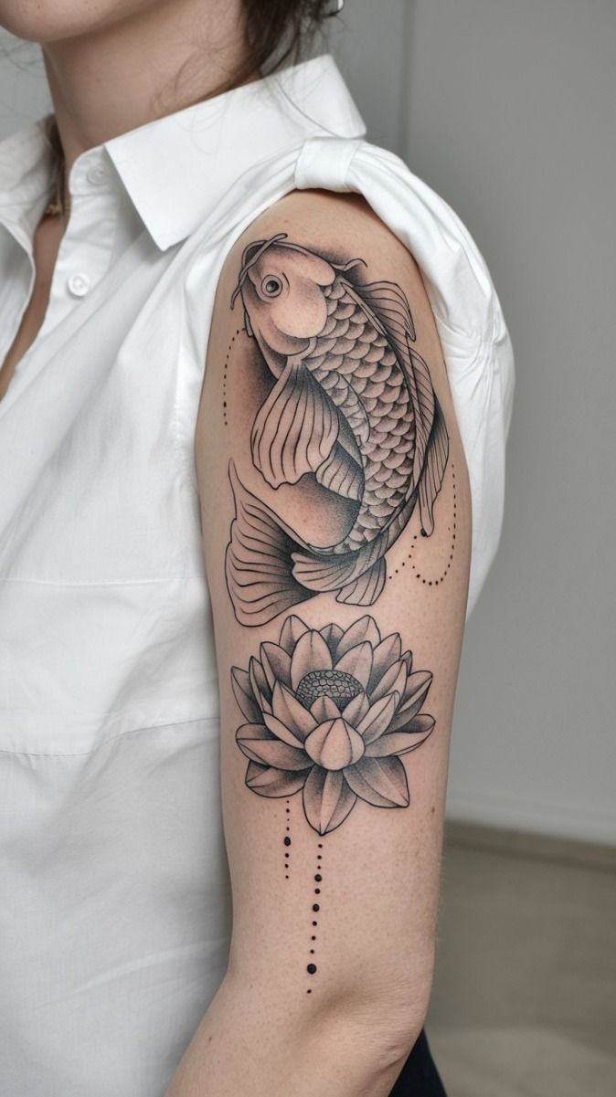 Explore 28 Unique Koi Fish Tattoo Ideas for 2025: Minimalist, Japanese Style, Yin Yang, Fine Line