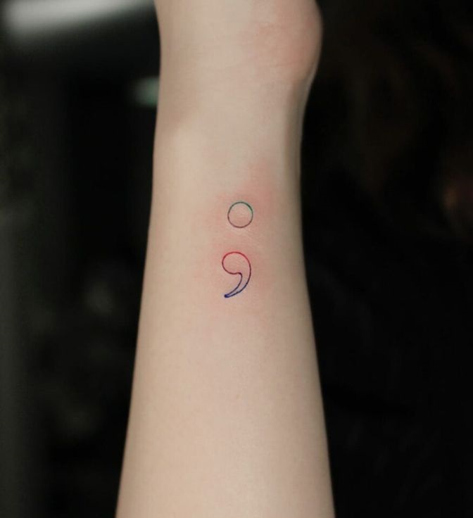 30 Stunning Semicolon Tattoo Ideas for 2025: Minimalist, Butterfly, Floral, Heart &#038; More
