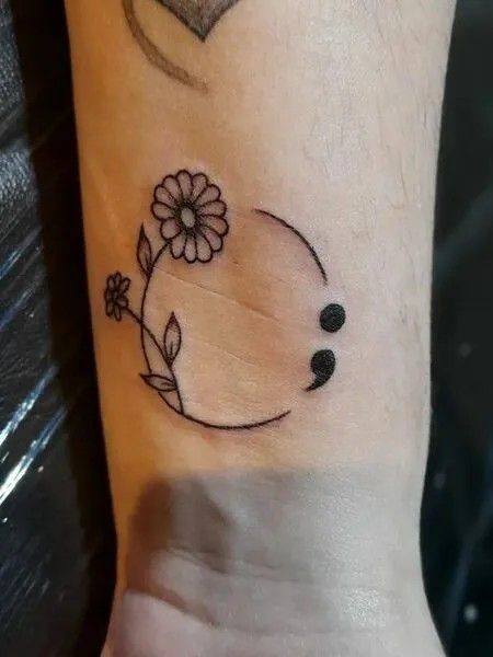 30 Stunning Semicolon Tattoo Ideas for 2025: Minimalist, Butterfly, Floral, Heart &#038; More