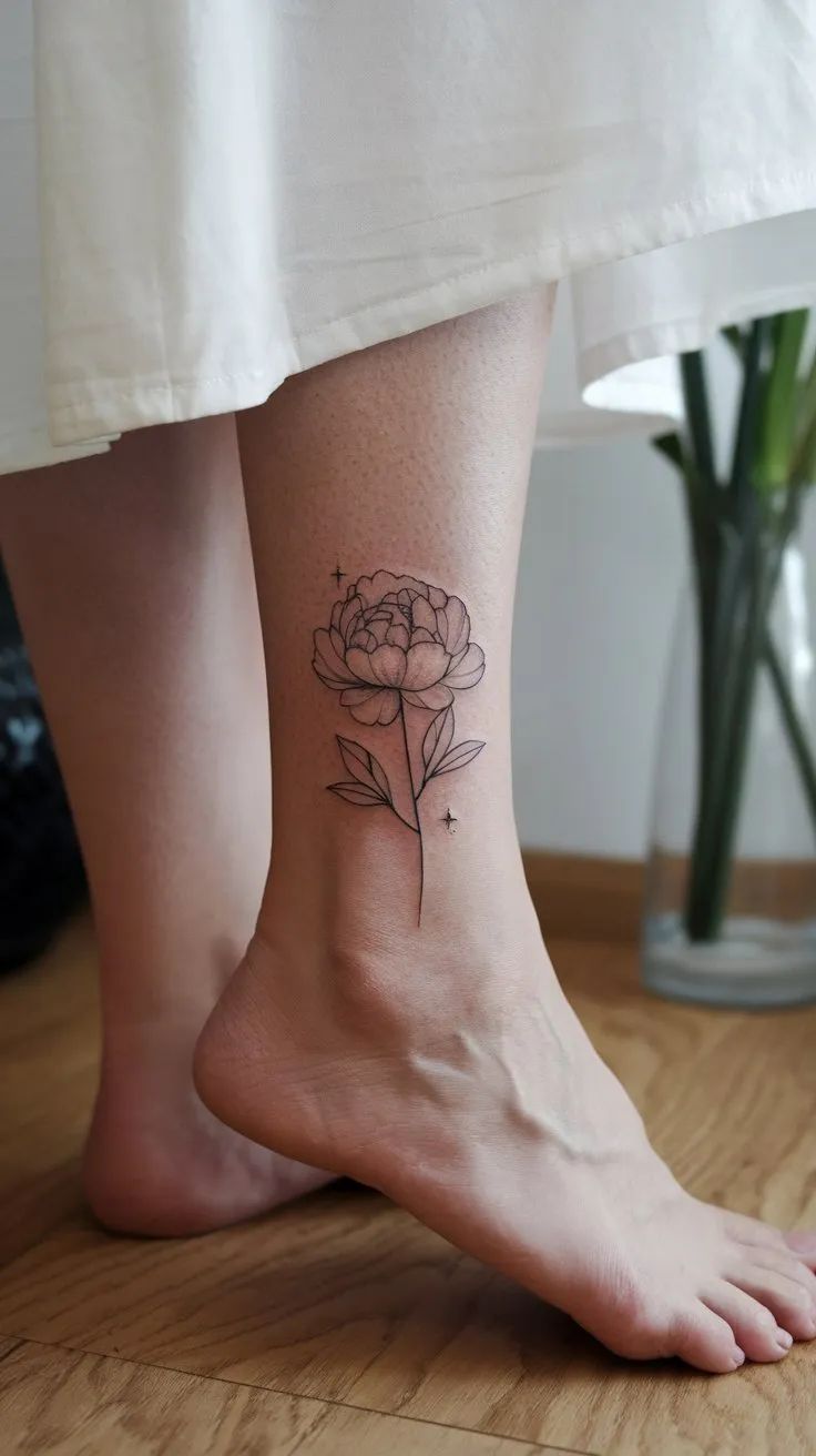 25 Ideas Peony Tattoo 2025: Stunning Designs &#038; Styles to Inspire Your Next Ink
