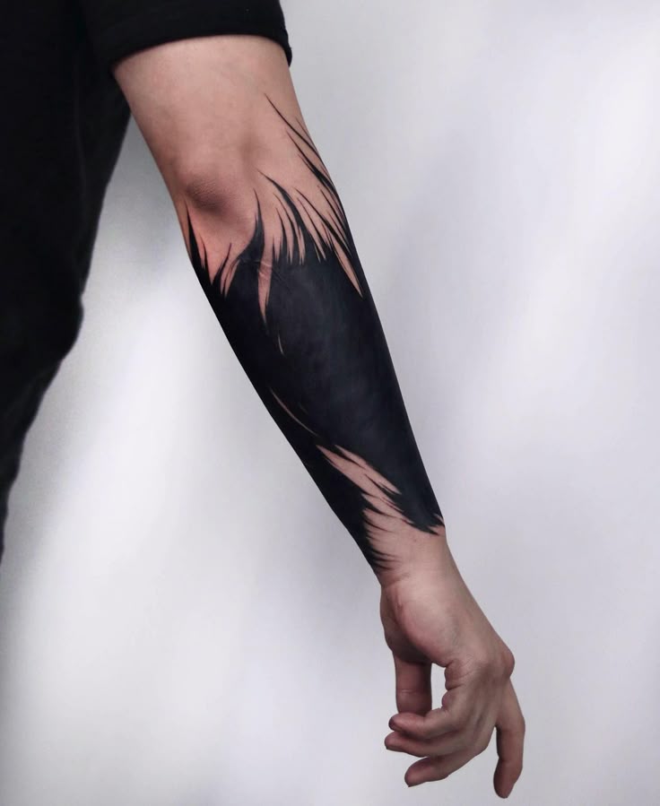 Discover Bold Blackout Tattoo Ideas 2025: Full Sleeve, Geometric, Abstract, with White Ink