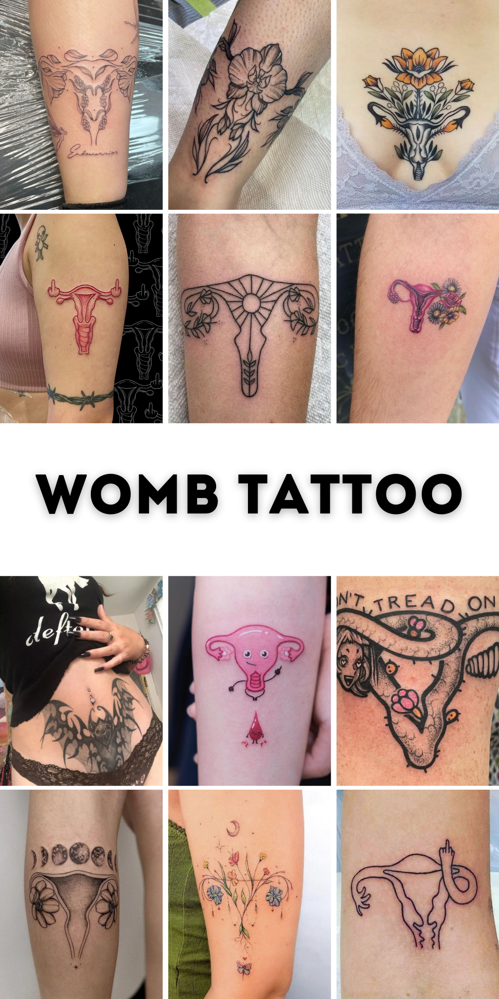 29 Womb Tattoo Ideas for 2025: Floral, Anime, Goth, Succubus, and Symbolic Designs