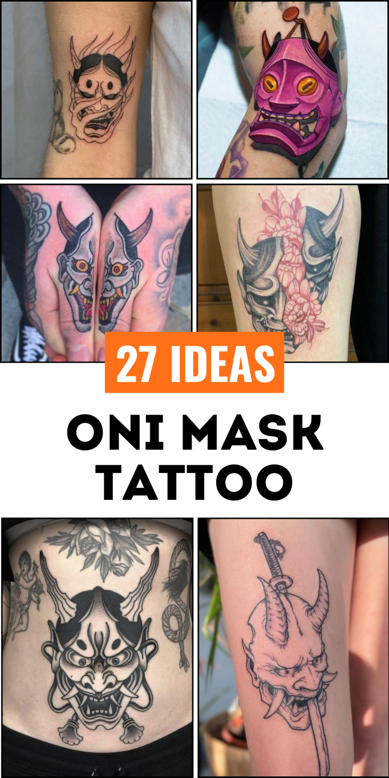 27 Oni Mask Tattoo Ideas 2025 – Traditional Japanese Designs for ...