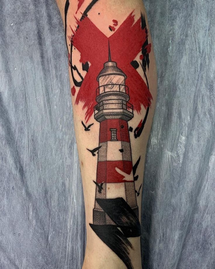 Check Out 29 Cool Lighthouse Tattoo Ideas for 2025