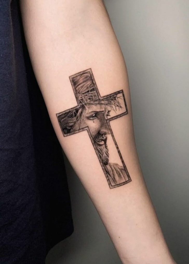 25 Jesus Tattoo Ideas 2025: Sacred Heart, Virgin Mary, Fine Line, Sleeve for Women, Back, Forearm