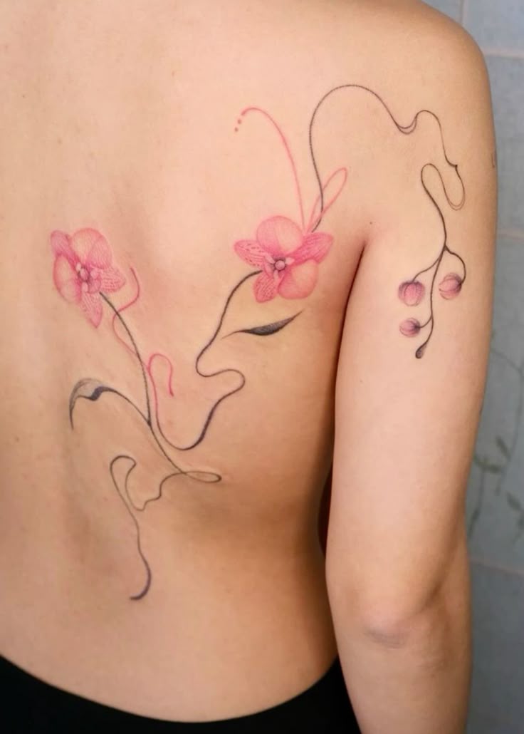 26 Orchid Tattoo Ideas 2025 for Minimalist, Colour, and Fine Line Designs