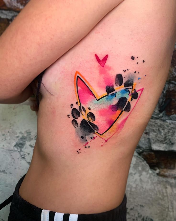 28 Paw Print Tattoo Ideas 2025 for Dog &#038; Cat Lovers – Memorial, Floral, Watercolor, Fine Line