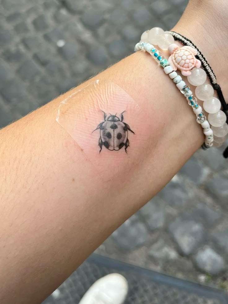 29 Ladybug Tattoo Ideas 2025 with Stencil Designs, Fine Line, Traditional Style, Gothic, Floral