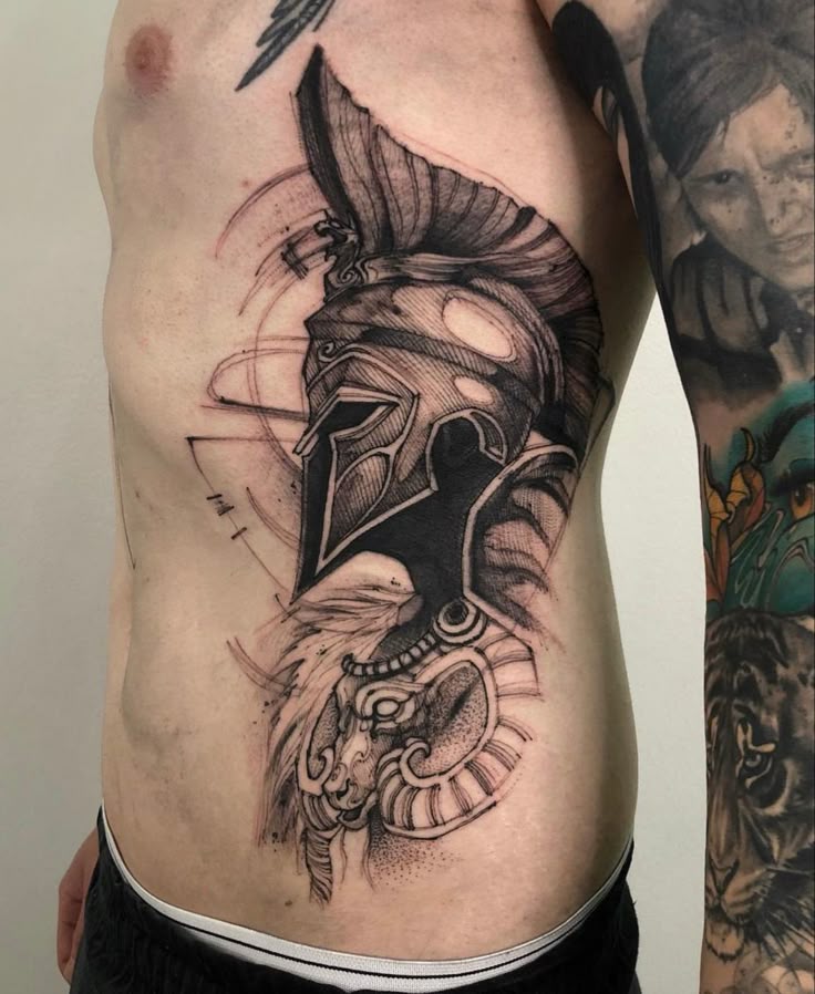 27 Spartan Tattoo Ideas 2025 Bold Sleeve, Chest, Leg &#038; Forearm Designs