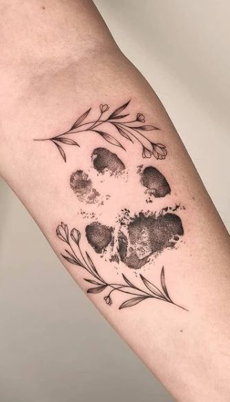 28 Paw Print Tattoo Ideas 2025 for Dog &#038; Cat Lovers – Memorial, Floral, Watercolor, Fine Line