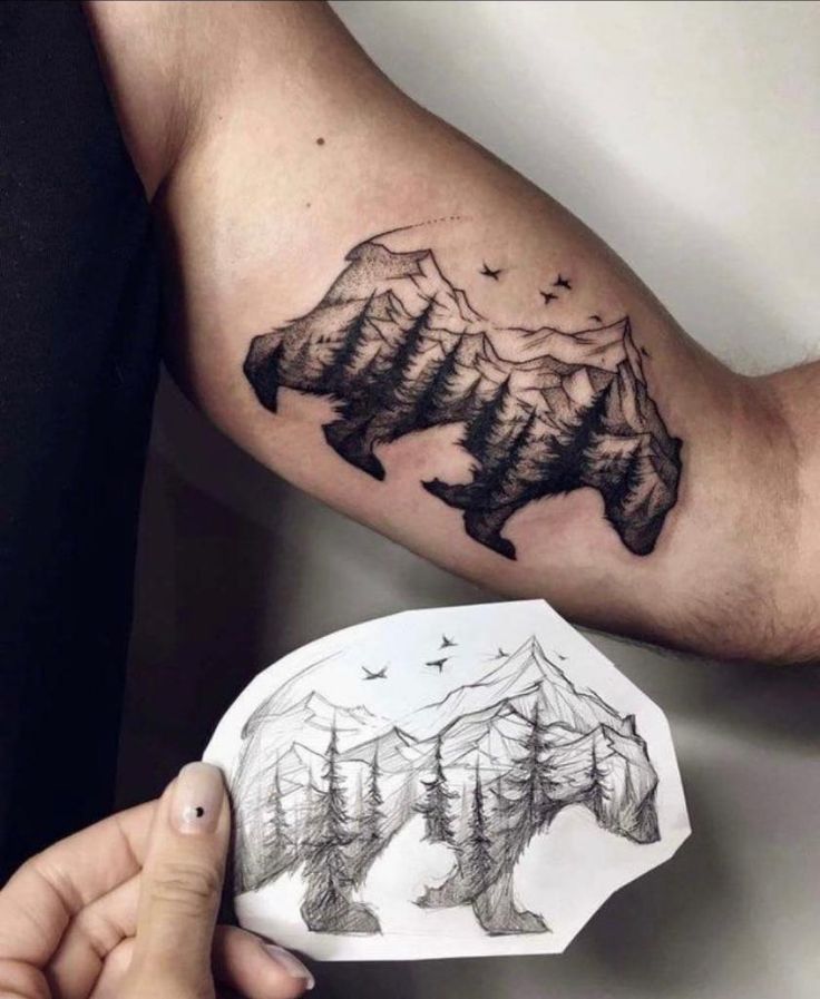27 Ideas Mountain Tattoo Ideas 2025: Minimalist, Geometric, Fine Line &#038; Sleeve Designs