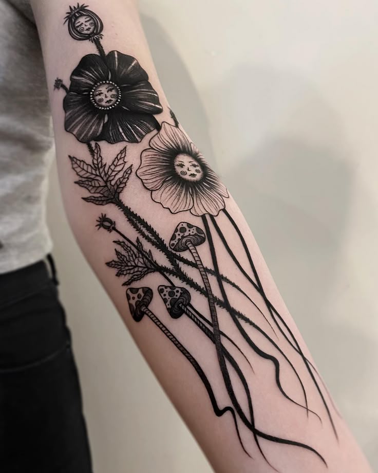30 Blackwork Tattoo Ideas 2025 for Men &#038; Women – Bold Sleeve, Flash, Coverup &#038; Arm Design