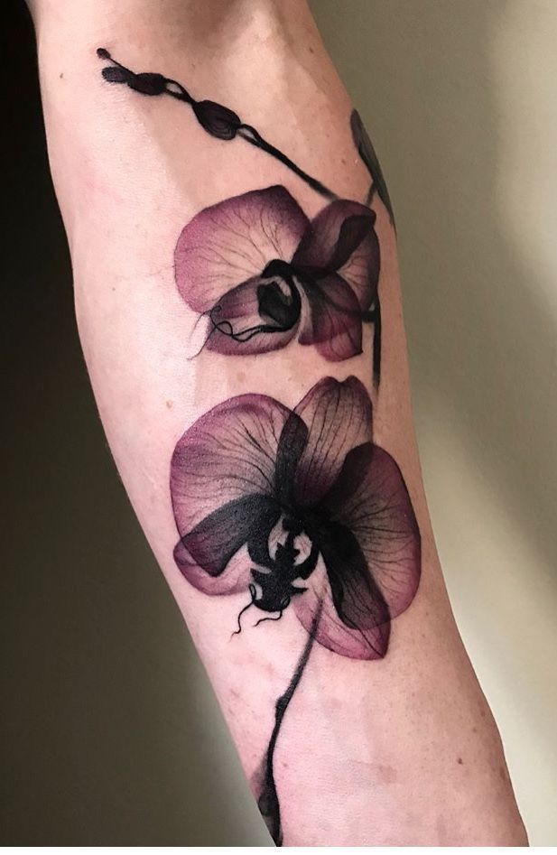 26 Orchid Tattoo Ideas 2025 for Minimalist, Colour, and Fine Line Designs