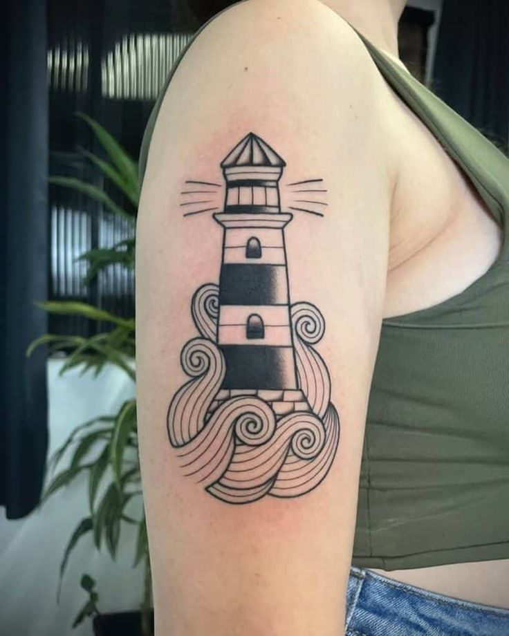 Check Out 29 Cool Lighthouse Tattoo Ideas for 2025