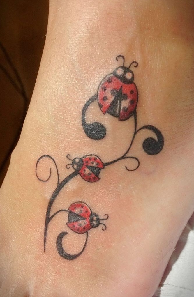29 Ladybug Tattoo Ideas 2025 with Stencil Designs, Fine Line, Traditional Style, Gothic, Floral
