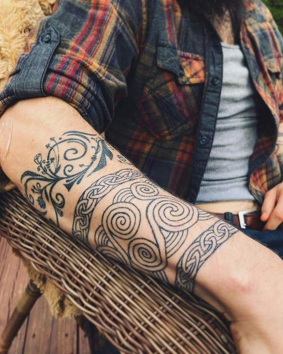 25 Viking Tattoo Ideas 2025 with Norse Mythology Symbols, Sleeve and Chest Designs
