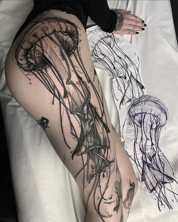 30 Jellyfish Tattoo 2025 Designs with Meaning and Style Flowing