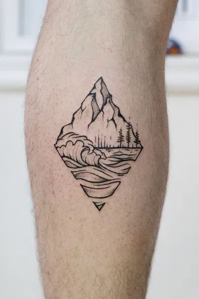 27 Ideas Mountain Tattoo Ideas 2025: Minimalist, Geometric, Fine Line &#038; Sleeve Designs