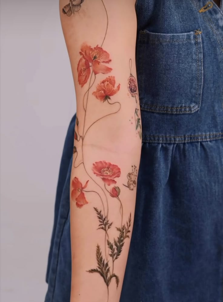 28 Poppy Tattoo Ideas 2025 for Women &#038; Men – Fine Line, Traditional, Minimalist &#038; Bold Red Floral Designs