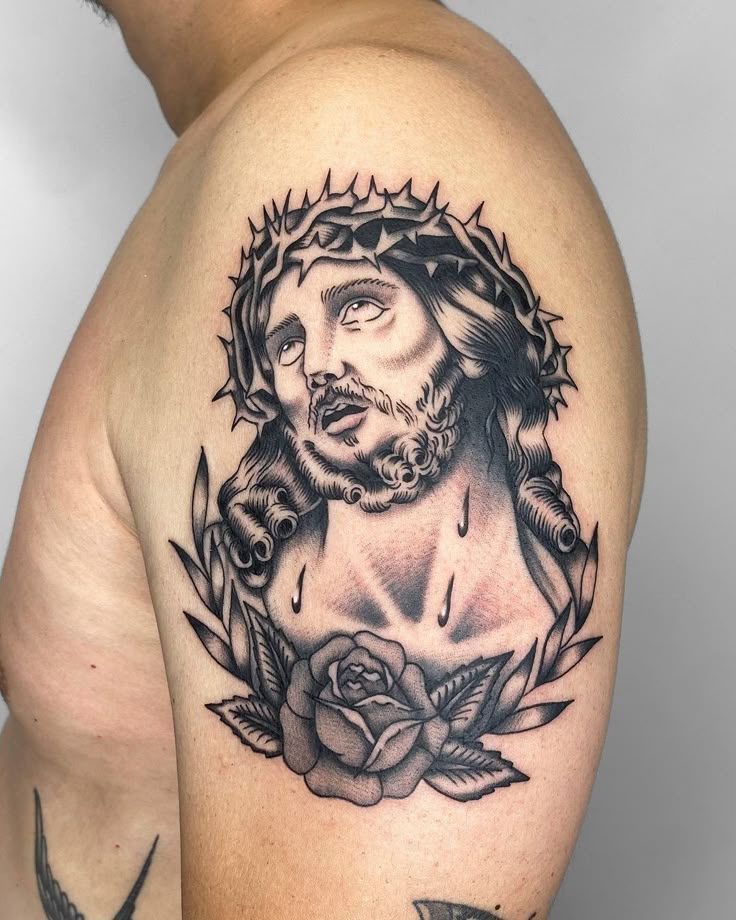 25 Jesus Tattoo Ideas 2025: Sacred Heart, Virgin Mary, Fine Line, Sleeve for Women, Back, Forearm