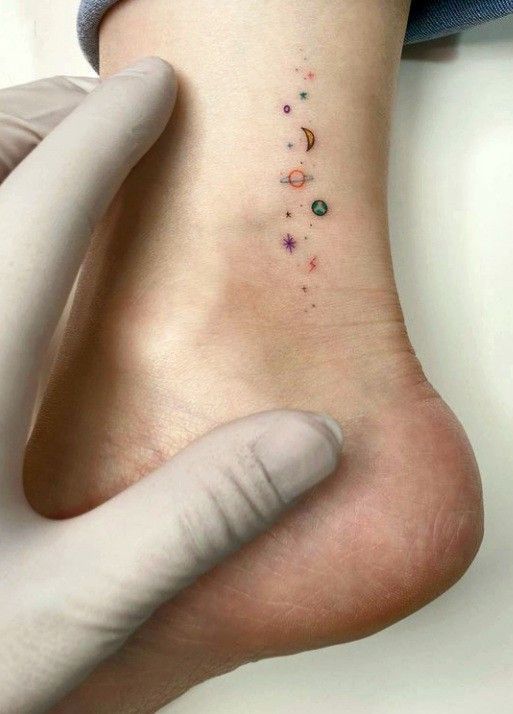 27 Space Tattoo Ideas 2025 for Women and Men – Galaxy Sleeve Designs, Minimalist Forearm Art