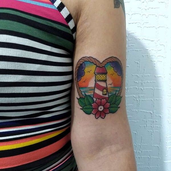 Check Out 29 Cool Lighthouse Tattoo Ideas for 2025
