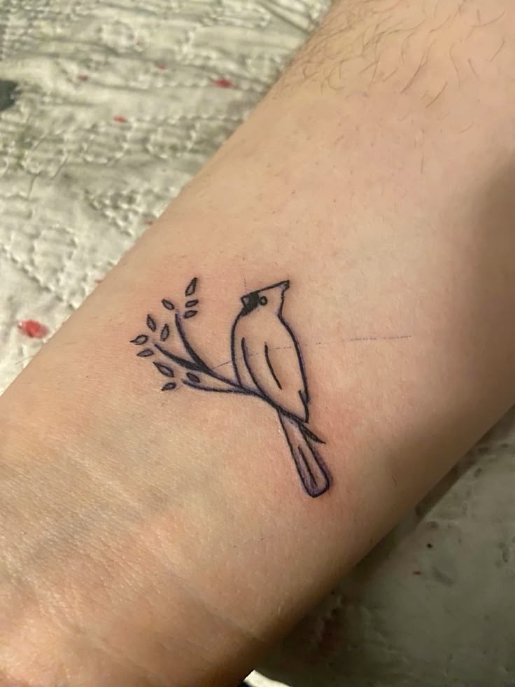 28 Cardinal Tattoo Ideas 2025 for Women and Men: Memorial, Fine Line, Stencil Outline, Small Flying