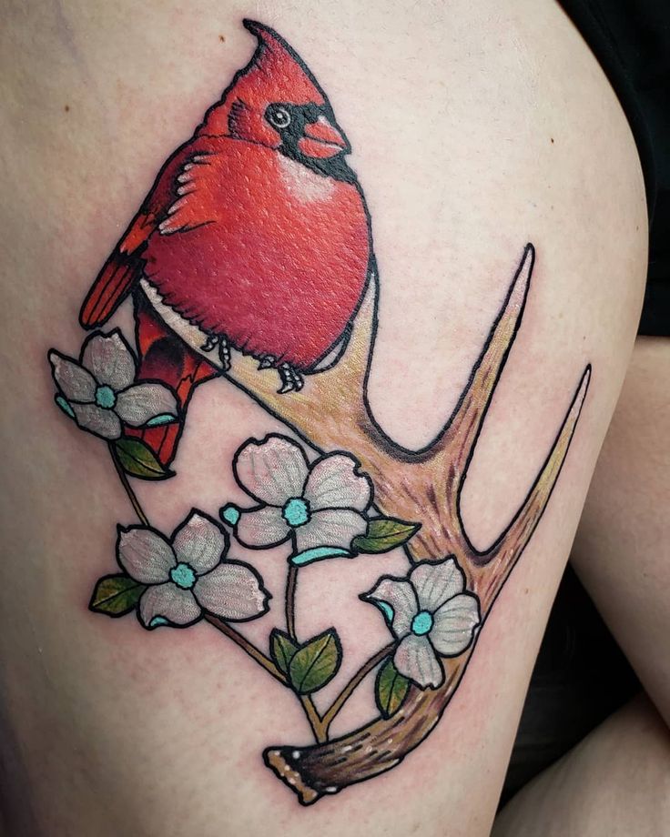 28 Cardinal Tattoo Ideas 2025 for Women and Men: Memorial, Fine Line, Stencil Outline, Small Flying