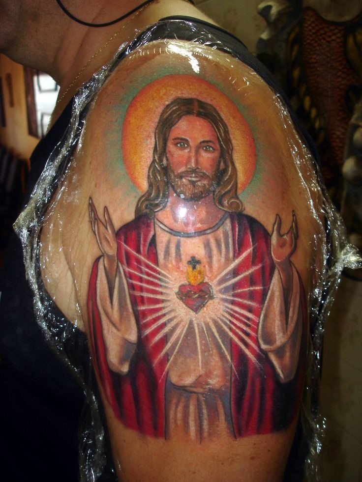 25 Jesus Tattoo Ideas 2025: Sacred Heart, Virgin Mary, Fine Line, Sleeve for Women, Back, Forearm