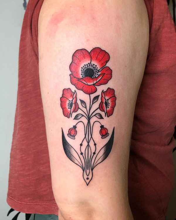 28 Poppy Tattoo Ideas 2025 for Women &#038; Men – Fine Line, Traditional, Minimalist &#038; Bold Red Floral Designs