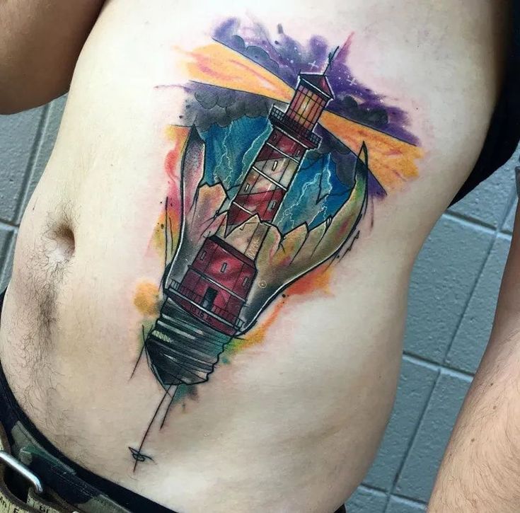 Check Out 29 Cool Lighthouse Tattoo Ideas for 2025