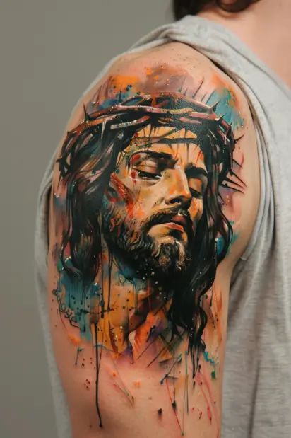 25 Jesus Tattoo Ideas 2025: Sacred Heart, Virgin Mary, Fine Line, Sleeve for Women, Back, Forearm