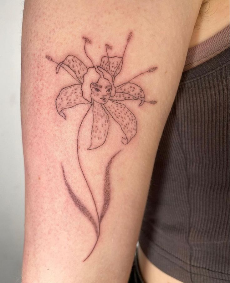 26 Orchid Tattoo Ideas 2025 for Minimalist, Colour, and Fine Line Designs