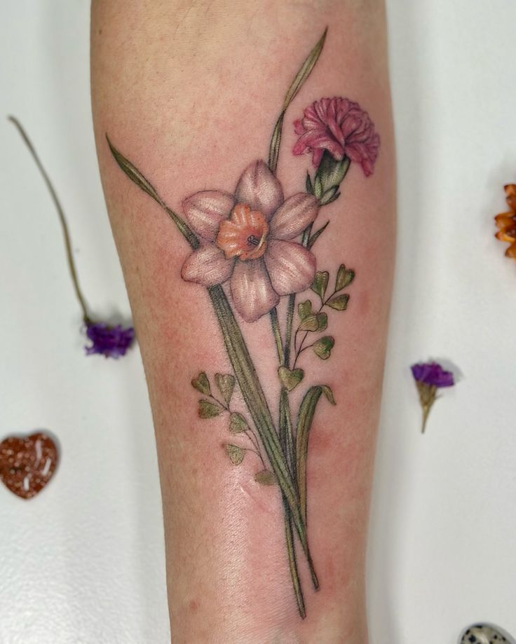 25 Carnation Tattoo Ideas 2025: Traditional Designs for Women, Shoulder, Sleeve, Ankle &#038; More