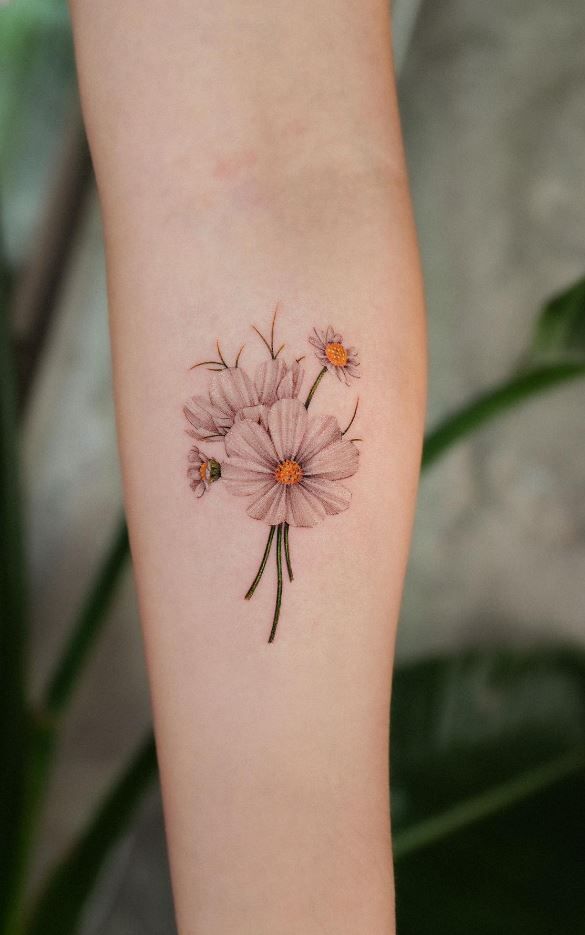 25 Daisy Tattoo Ideas 2025 with Fine Line, Watercolor, Minimalist, Stencil, Traditional &#038; Dainty Designs