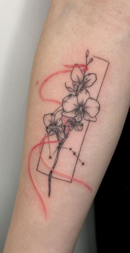 26 Orchid Tattoo Ideas 2025 for Minimalist, Colour, and Fine Line Designs