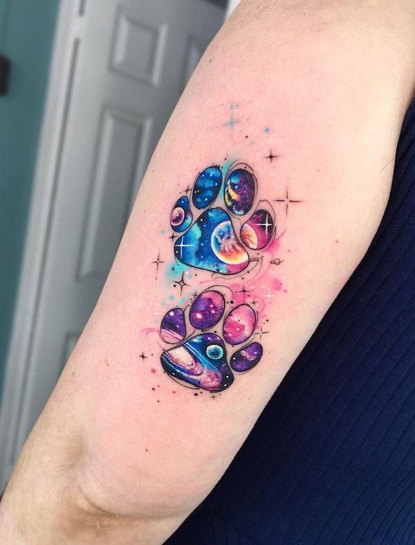 28 Paw Print Tattoo Ideas 2025 for Dog &#038; Cat Lovers – Memorial, Floral, Watercolor, Fine Line