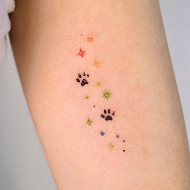 28 Paw Print Tattoo Ideas 2025 for Dog &#038; Cat Lovers – Memorial, Floral, Watercolor, Fine Line